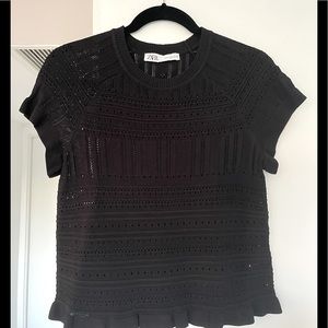 ZARA - Black Dress Top